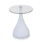 Manhattan Comfort Lava Accent Table in White ET003-WH - alternate 4